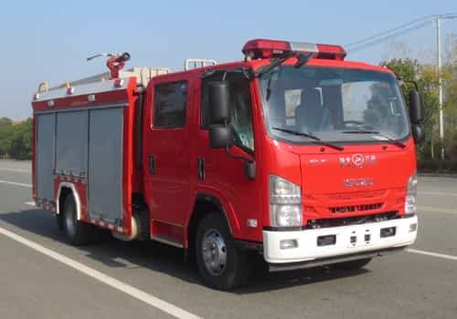 庆铃3吨水罐消防车